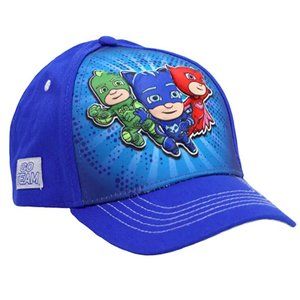 PJ Masks Baseball Cap 3D Girls Boys 2 3 4 Toddler Kids Heroes Rule Hat Blue